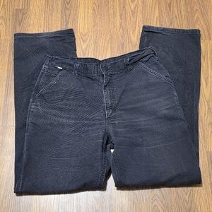 Carhartt Men’s FR Work Denim Cargo Pants 34x34 Black CAT 2 FR2112 Orginal Fit B3